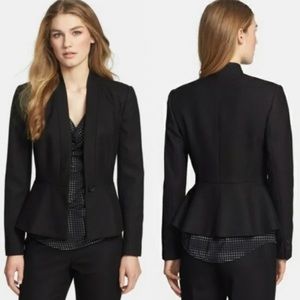NWT Nordstrom Halogen Peplum Blazer size 2